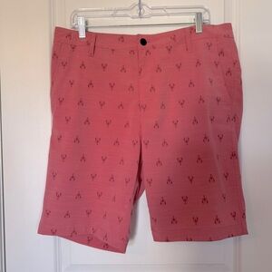 Berkeley & Jensen NWT Men's Red Lobster Print Shorts